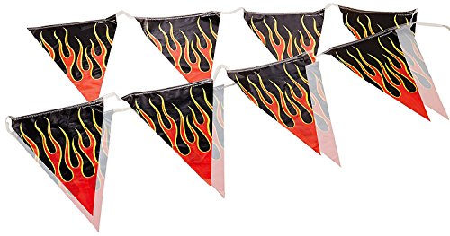 Flammen-Wimpelbanner, Party-Zubehör, 1 Stück Flammen-Wimpelbanner, Party-Zubehör, 1 Stück von Beistle
