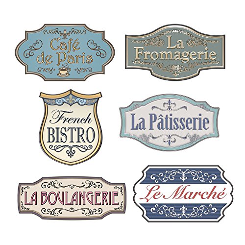 Französische Shop Schilder von Beistle