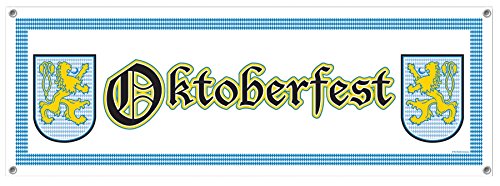 Oktoberfest-Schild, Banner, Party-Zubehör (1 Stück) (1 Stück) von Beistle