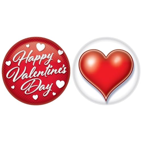 Valentinstag-Knöpfe von Beistle