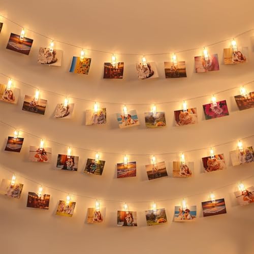 Beiyan Lichterkette mit Klammern für Fotos 3,0M, 20 LED Foto Lichterkette Klammern, Lichterkette Fotos, Lichterkette Fotoclips für Fotos Wand Batteriebetriebene Zimmer Wohnzimmer Deko Beiyan Lichterkette mit Klammern für Fotos 3,0M, 20 LED Foto Lichterkette Klammern, Lichterkette Fotos, Lichterkette Fotoclips für Fotos Wand Batteriebetriebene Zimmer Wohnzimmer Deko von Beiyan