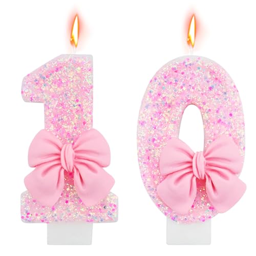 Bekecidi Schmetterling Rosa Zahlen 10 Kerze, Geburtstag Zahl Kerzen für Kuchen Glitzer, 10. Geburtstag Kerzen Kuchen Topper für Mädchen Geburtstag Party Hochzeit Jahrestag Dekorationen Bekecidi Schmetterling Rosa Zahlen 10 Kerze, Geburtstag Zahl Kerzen für Kuchen Glitzer, 10. Geburtstag Kerzen Kuchen Topper für Mädchen Geburtstag Party Hochzeit Jahrestag Dekorationen von Bekecidi