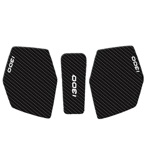 Bekuyu Epoxidharz 3D Motorrad Tankpad Fischgräte Aufkleber Für K1300R 2008 2009 2010 2011 2012 (Black 1) von Bekuyu