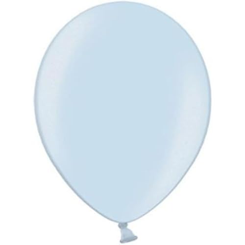 Belbal-Pallon Latex 28 cm hellblau metallic (insgesamt 8 Stück), 5BED11-073 von Belbal