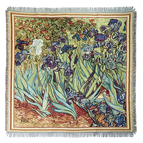 Belgian Tapestries gewebte Decke, Tischdecke Gobelin Iris- Van Gogh 140x 140 cm Belgian Tapestries gewebte Decke, Tischdecke Gobelin Iris- Van Gogh 140x 140 cm von Belgian Tapestries