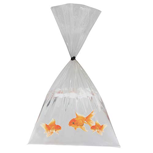 Belinlen 100 Stück Kunststoff-Fischbeutel, 22,9 x 38,1 cm, transparente Polyethylenbeutel, lebensmittelecht, auslaufsicher und recycelbar, Fischbeutel für den Transport von lebenden Fischen (2 mil) von Belinlen