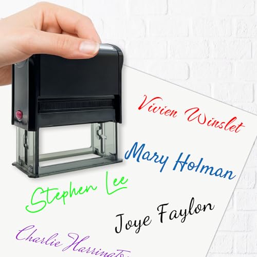 Individueller Stempel Selbstfärbung Personalisierter Unterschriftsstempel zum Unterschreiben Name Individueller Stempel Selbstfärbung Personalisierter Unterschriftsstempel zum Unterschreiben Name von Beliver
