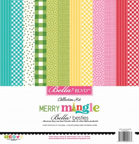 Bella BLVD Merry Mingle 30,5 x 30,5 cm Set von Bella Blvd