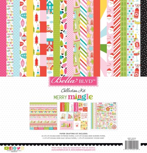 Merry Mingle 30,5 x 30,5 cm Kollektion. Bella BLVD von Bella Blvd