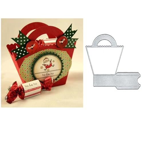 BelleVive Weihnachts-Bonbontüte, Metallstanzformen, Stanzformen, Weihnachts-Bonbontüte, Prägeschablonen, Basteln, Karten, Stanzformen zum Selbermachen von Karten, Fotodekor, Scrapbooking BelleVive Weihnachts-Bonbontüte, Metallstanzformen, Stanzformen, Weihnachts-Bonbontüte, Prägeschablonen, Basteln, Karten, Stanzformen zum Selbermachen von Karten, Fotodekor, Scrapbooking von BelleVive