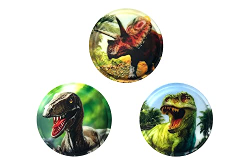 Belmil Patches mit Klettverschluss Set 3-teilig- kompatibel mit Schulranzen Comfy/Smarty/Jungen Dinosaurier (336/B Dinosaurs) von Belmil