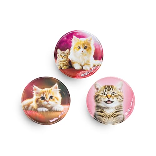 Belmil Patches mit Klettverschluss Set 3-teilig- kompatibel mit Schulranzen Comfy/Smarty (Cats 2) von Belmil