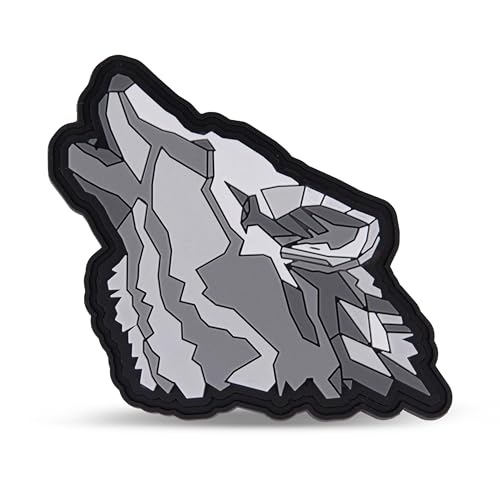 Belmil Patches mit Klettverschluss Set 3-teilig- kompatibel mit Schulranzen Comfy/Smarty (Grey Wolf) von Belmil