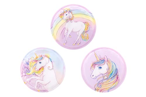Belmil Patches mit Klettverschluss Set 3-teilig- kompatibel mit Schulranzen Comfy/Smarty (Unicorn) von Belmil