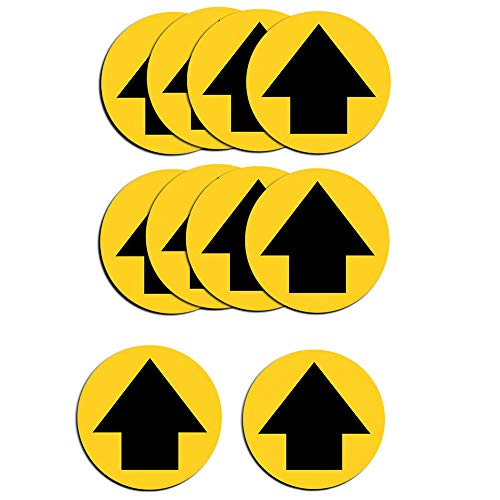 Belons 10 Stück Abstand Halten Aufkleber 30 x 30 cm - Fußbodenaufkleber Abstand Sticker Pfeil Hinweisschild Sicherheitsabstand Aufkleber für Firma Geschäft Schule Bank Belons 10 Stück Abstand Halten Aufkleber 30 x 30 cm - Fußbodenaufkleber Abstand Sticker Pfeil Hinweisschild Sicherheitsabstand Aufkleber für Firma Geschäft Schule Bank von Belons