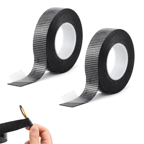 Belvanr 2 Stück Selbstverschweißendes Klebeband, Selbstverschweißendes Isolierband 9m*23mm*0.8mm,Isolierband Vulkanisierband, für Schlauch Notfallreparatur Kabelisolierung Belvanr 2 Stück Selbstverschweißendes Klebeband, Selbstverschweißendes Isolierband 9m*23mm*0.8mm,Isolierband Vulkanisierband, für Schlauch Notfallreparatur Kabelisolierung von Belvanr