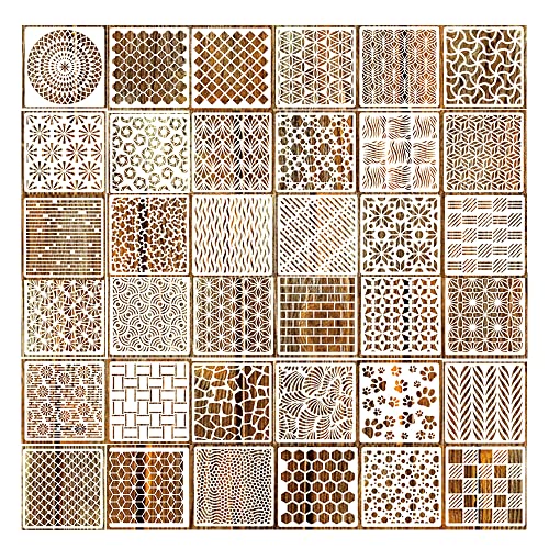 Belvanr Schablonen Set 36 Stück Geometrische Wand Schablonen Stencil Schablonen Geometrische Waben Schablonen Zeichnung Malschablonen Schablonen für Möbel Wandgestaltung,Malen Zeichnen Belvanr Schablonen Set 36 Stück Geometrische Wand Schablonen Stencil Schablonen Geometrische Waben Schablonen Zeichnung Malschablonen Schablonen für Möbel Wandgestaltung,Malen Zeichnen von Belvanr