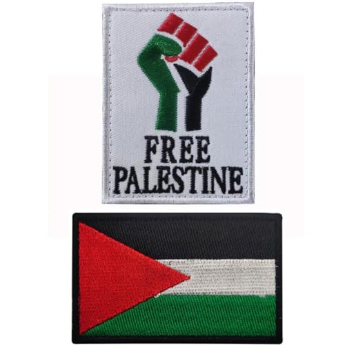Aufnäher Palästina-flagge, 2 Stück, Gratis Palästina-aufnäher Zum Aufbügeln Für Kleidung, Aufkleber, Aufnäher Auf Kleidung, Selbstgemachter Aufnäher, Taschenabzeichen von Bemvp