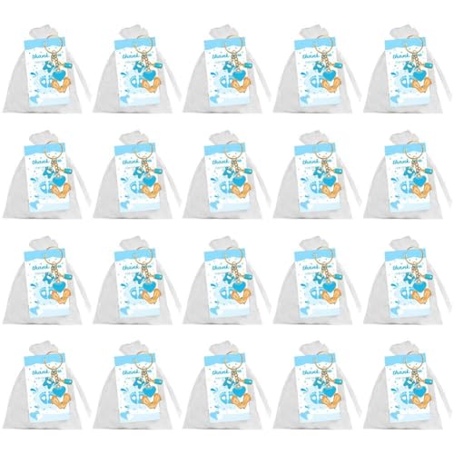 Bemvp Babyparty-Geschenke Für Jungen Fußabdruck-schlüsselanhänger, Geschenke Für Babykleidung, Weiße Organzabeutel Für Babyparty-Geburtstagsfeier-Geschenkartikel Bemvp Babyparty-Geschenke Für Jungen Fußabdruck-schlüsselanhänger, Geschenke Für Babykleidung, Weiße Organzabeutel Für Babyparty-Geburtstagsfeier-Geschenkartikel von Bemvp