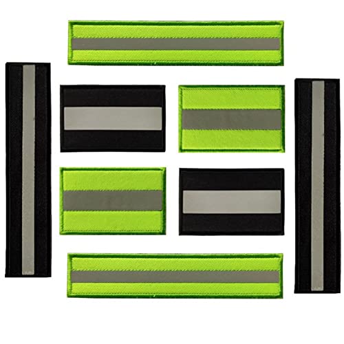 Bemvp Reflektierende Patches 8pcs Nacht Fluoreszierende Applikationen Dekorative Neonflecken Hakenschleife Verschlussabzeichen Für Kleidungszubehör Bemvp Reflektierende Patches 8pcs Nacht Fluoreszierende Applikationen Dekorative Neonflecken Hakenschleife Verschlussabzeichen Für Kleidungszubehör von Bemvp