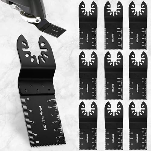 Benaton 10 Stück Oszillierende Sägeblätter Metall, Multitool Sägeblätter Holz Set, Schnellspanner Klingen Multitool, Titanium Multitool Klingen, Oszillierende Sägeblätter Holz Metall Kunststoff(34mm) Benaton 10 Stück Oszillierende Sägeblätter Metall, Multitool Sägeblätter Holz Set, Schnellspanner Klingen Multitool, Titanium Multitool Klingen, Oszillierende Sägeblätter Holz Metall Kunststoff(34mm) von Benaton