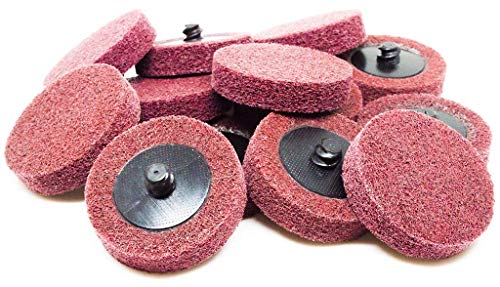 Benchmark Abrasives 2" Roloc Surface Preparation Discs - 10 Pack (Maroon - Fine) von Benchmark Abrasives