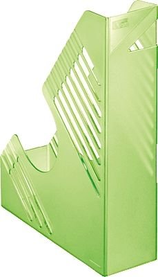 Bene Stehsammler, Zeitschriftenbox aus Polystyrol, für bis zu 700 Blatt Papier im A4 und A4-Überformat, grün-transparent, 050100GNT Bene Stehsammler, Zeitschriftenbox aus Polystyrol, für bis zu 700 Blatt Papier im A4 und A4-Überformat, grün-transparent, 050100GNT von BENE