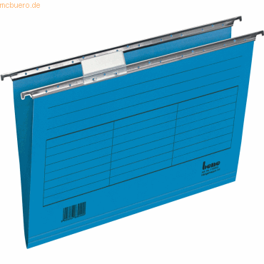 Bene Hängemappe Vetro Mobil 230g/qm Karton blau VE=5 Stück Bene Hängemappe Vetro Mobil 230g/qm Karton blau VE=5 Stück von Bene