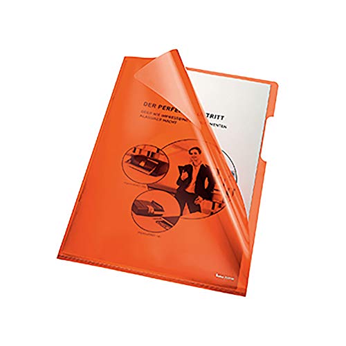 Bene Klarsichthüllen A4, orange/205000 PVC 150my Inh.100 Bene Klarsichthüllen A4, orange/205000 PVC 150my Inh.100 von BENE