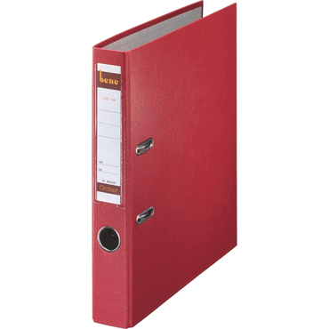 Bene Ordner A4 Kunststoff 45mm rot Bene Ordner A4 Kunststoff 45mm rot von Bene