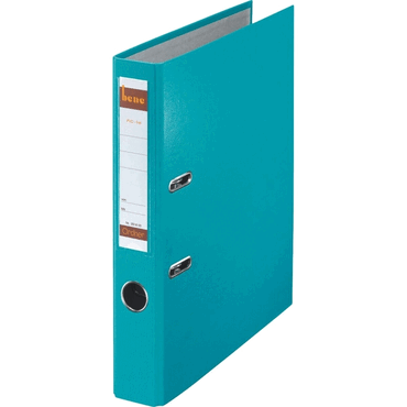 Bene Ordner A4 Kunststoff 45mm türkis von Bene