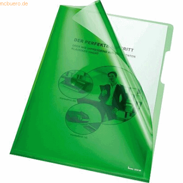 Bene Sichthüllen A4 PVC 150my grün VE=100 Stück von Bene