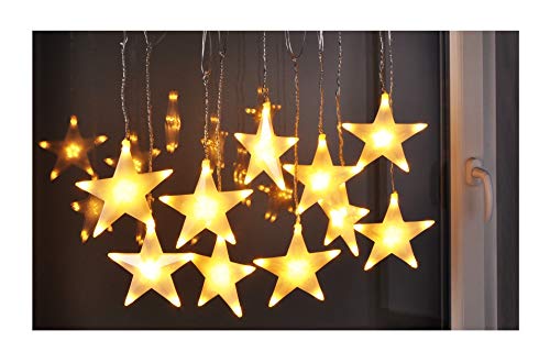 100 LED Lichterkette Sterne Lichterschlauch Lichtschlauch Weihnachten Sternenvorhang 100 LED Lichterkette Sterne Lichterschlauch Lichtschlauch Weihnachten Sternenvorhang von Benelando