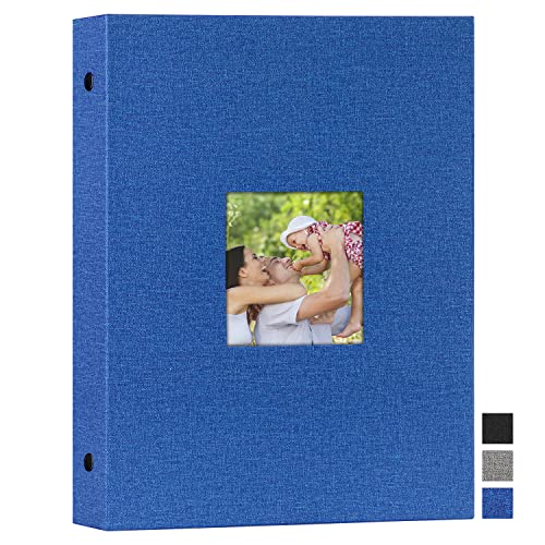 Benjia Fotoalbum, A4, Portrati, 100 Fächer, Leinen, Einsteckalbum, für 100 vertikale A4-Bilder, Blau Benjia Fotoalbum, A4, Portrati, 100 Fächer, Leinen, Einsteckalbum, für 100 vertikale A4-Bilder, Blau von Benjia