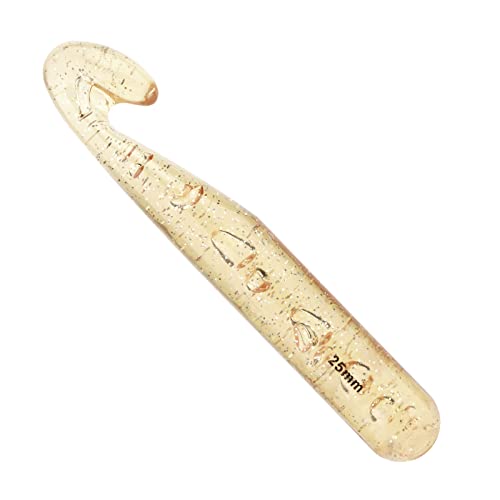 Benlay 25mm Große Häkelnadel – Griff zum Stricken, Häkeln, ergonomische Häkelnadeln, Häkelnadel für Anfänger, Teppich-Roving-Schals, große Woll-Roving-Strickerei Benlay 25mm Große Häkelnadel – Griff zum Stricken, Häkeln, ergonomische Häkelnadeln, Häkelnadel für Anfänger, Teppich-Roving-Schals, große Woll-Roving-Strickerei von Benlay