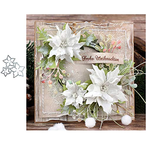 Benoon Stanzschablone, Stanzformen, Schablonen zum Stanzen aus Metall mit Blumenmuster, für Scrapbooking, zur Herstellung von Papierkarten, Bastelarbeiten, silberfarben Benoon Stanzschablone, Stanzformen, Schablonen zum Stanzen aus Metall mit Blumenmuster, für Scrapbooking, zur Herstellung von Papierkarten, Bastelarbeiten, silberfarben von Benoon