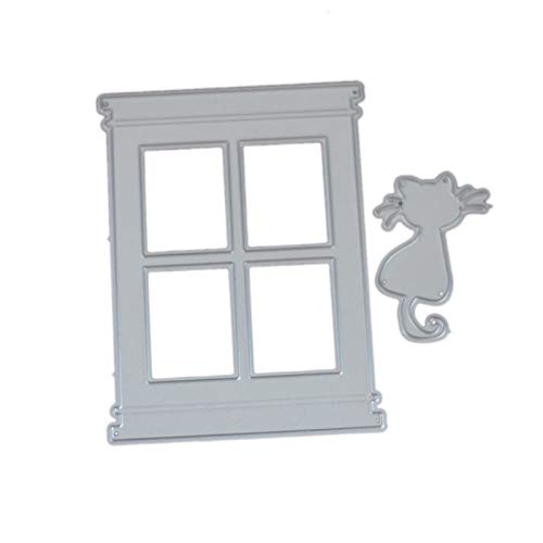 Scrapbooking Stanzformen DIY Form Stanzform Wiederverwendbare Karbonstahl Fenster Katzen Schablone Schablone für Scrapbooking Scrapbooking Stanzformen DIY Form Stanzform Wiederverwendbare Karbonstahl Fenster Katzen Schablone Schablone für Scrapbooking von Benoon