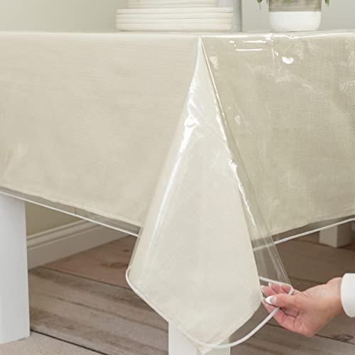 Benson Mills klar Kunststoff Tischdecke, farblos, 70-Inch by 90-Inch von Benson Mills