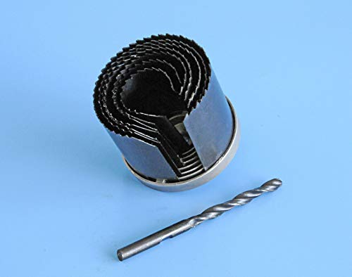 Lochsäge Set 7 tlg 26, 32, 38, 45, 50, 56, 63 mm Lochfräse Loch Säge Rundfräse Kreisschneider Lochkreissäge Bohrkronen Kernbohrer von Benson Tools