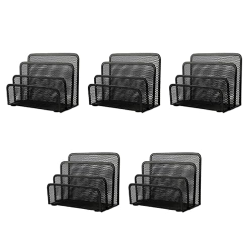 Benssey 5X Schreibtisch Mail Organizer Kleine Datei Halter Letter Organizer Dokument/Ablage/Ordner/Papier Organizer für Desktop Benssey 5X Schreibtisch Mail Organizer Kleine Datei Halter Letter Organizer Dokument/Ablage/Ordner/Papier Organizer für Desktop von Benssey