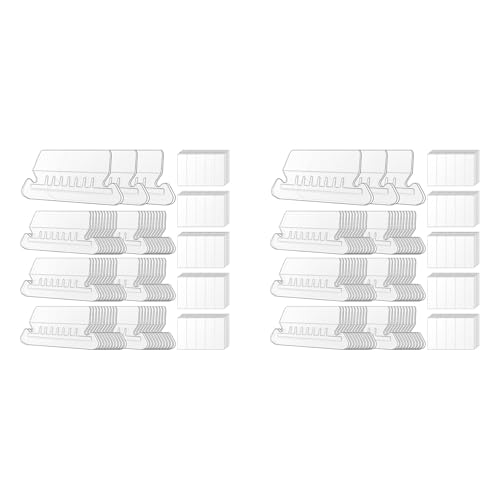 Benssey Ordnerregister, 200 Sets Hängeregistratur-Etiketten, 5,1 cm Kunststoffregister und Einlagen für Hängeregistratur-Ordner Benssey Ordnerregister, 200 Sets Hängeregistratur-Etiketten, 5,1 cm Kunststoffregister und Einlagen für Hängeregistratur-Ordner von Benssey