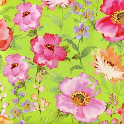 Blumen - Luxus Geschenkpapier - Geschenkpapier - 10 Meter x 70 cm - 4 Rollen Blumen - Luxus Geschenkpapier - Geschenkpapier - 10 Meter x 70 cm - 4 Rollen von Benza