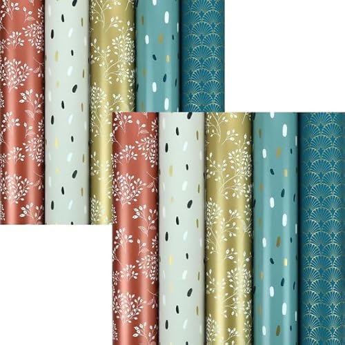 MADISON Geschenkverpackung - Geschenkpapier Sortiment - 2 Meter x 70 cm - 10 Rollen MADISON Geschenkverpackung - Geschenkpapier Sortiment - 2 Meter x 70 cm - 10 Rollen von Benza