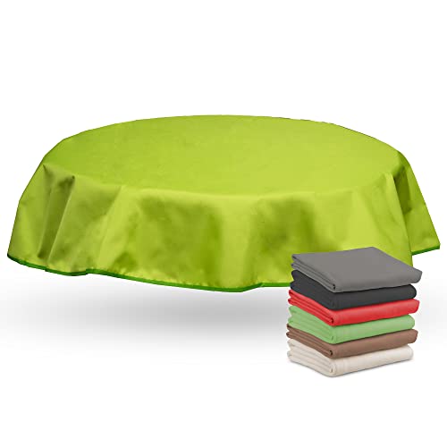 Beo Quadratische Wasserabweisende Tischdecke 100% Polyester in hellgrün 160cm rund, 4014119502672 Beo Quadratische Wasserabweisende Tischdecke 100% Polyester in hellgrün 160cm rund, 4014119502672 von Beo