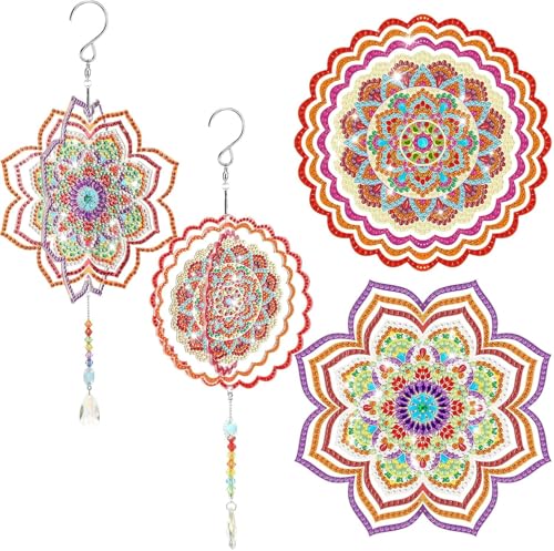 Beojonvy 5D Diamond Painting Anhänger, 2 Stück DIY diamond painting windspiel, Sonnenfänger Bastelset, Diamant Painting Diamond Paintings Set für Wohn und Bürodekoration Beojonvy 5D Diamond Painting Anhänger, 2 Stück DIY diamond painting windspiel, Sonnenfänger Bastelset, Diamant Painting Diamond Paintings Set für Wohn und Bürodekoration von Beojonvy