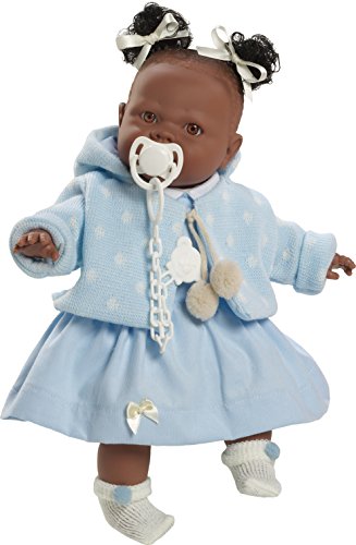Berbesa 4353A - Alicia Puppe, 38 cm, blau Kleidung von Muñecas Berbesa