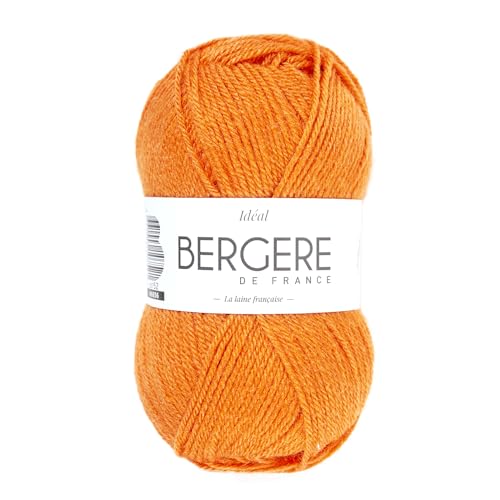 bergère de france 24109 Strickgarn, Wolle, Orange, 13 x 7 x 7 cm von Bergere de France