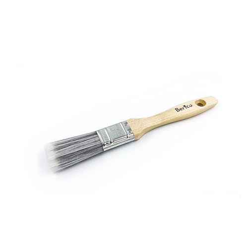 BERICO Flachpinsel - Malerpinsel Lasurpinsel Lackpinsel – Pinsel für alle Lacke, Lasuren & Öle - 25mm von Berico
