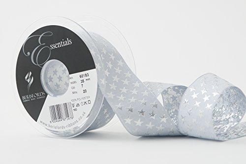 Berisfords 06018300350007HF GALAXY Geschenkband, Silver/Silver, 35 mm Berisfords 06018300350007HF GALAXY Geschenkband, Silver/Silver, 35 mm von Berisfords