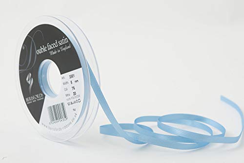 Berisfords 3501 5MM Cornflower 76 10 x 1 x 10 cm doppelseitiges Poly-Satinband, Kornblume Berisfords 3501 5MM Cornflower 76 10 x 1 x 10 cm doppelseitiges Poly-Satinband, Kornblume von Berisfords